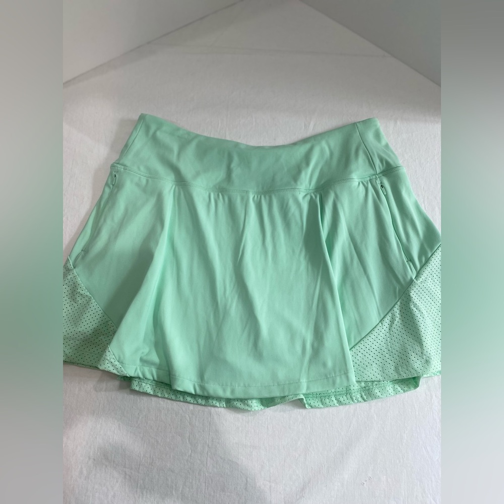 Calia by Carrie Underwood Perforated Flounce Skort